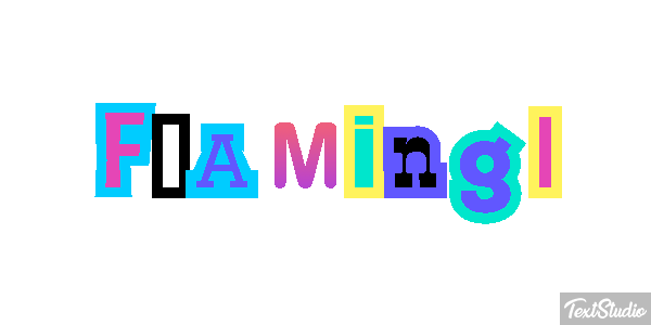 Flamingi Text effect