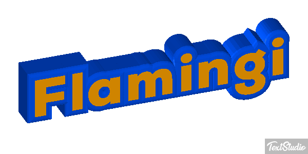 Flamingi Text effect