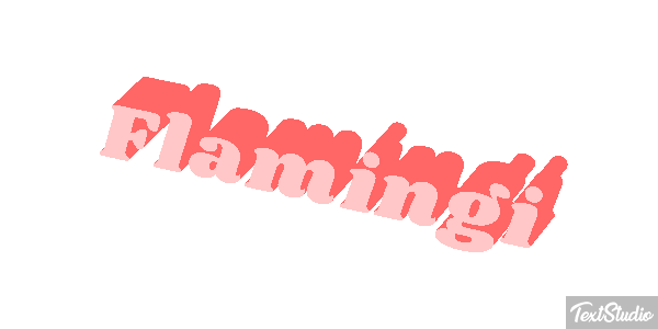 Flamingi Text effect