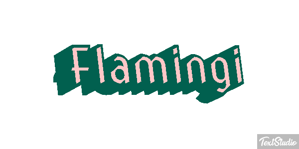 Flamingi Text effect