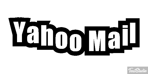 Yahoo Mail Text effect