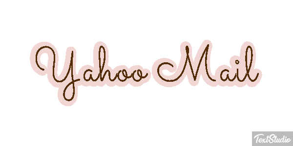 Yahoo Mail Text effect