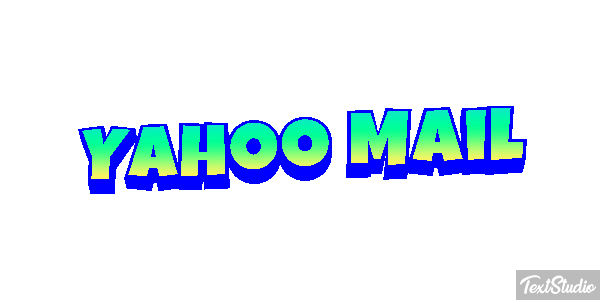Yahoo Mail Text effect