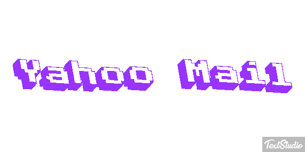 Yahoo Mail Text effect