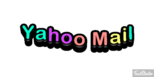 Yahoo Mail Text effect