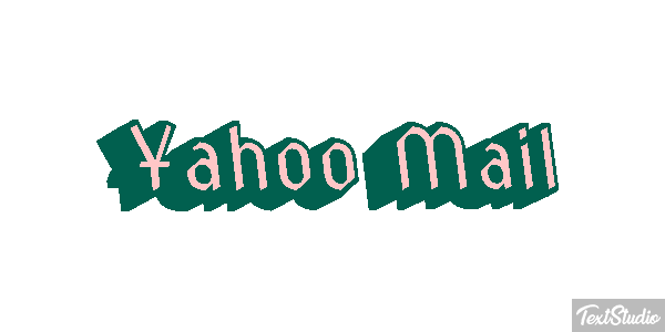 Yahoo Mail Text effect