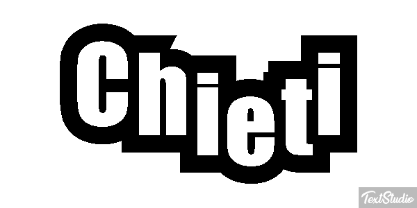 Chieti Text effect