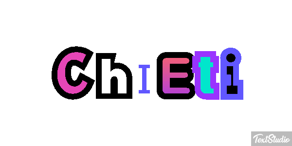 Chieti Text effect