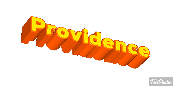 Providence Tekst effect