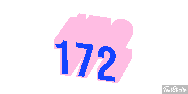 172 Tekst effect