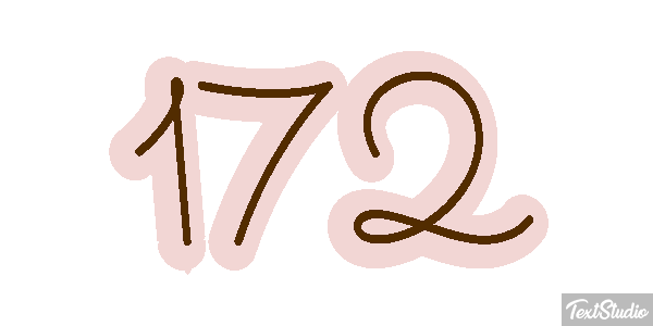 172 Tekst effect