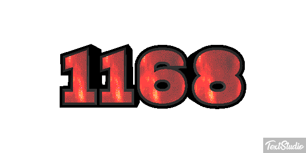 1168 Text effect