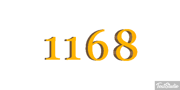 1168 Text effect