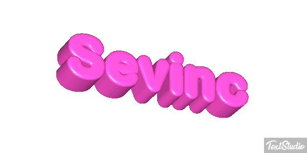 Sevinç Tekst effect