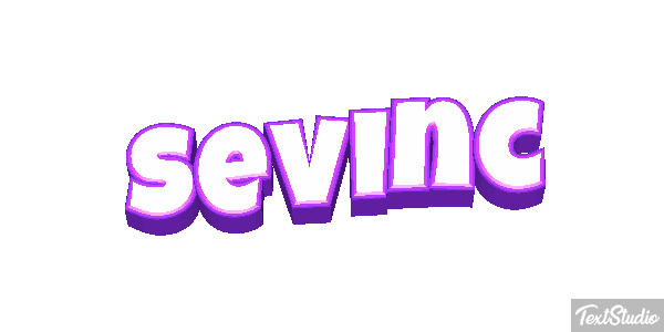 Sevinç Tekst effect