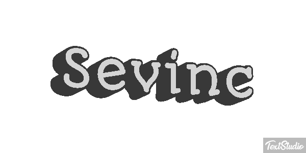Sevinç Tekst effect