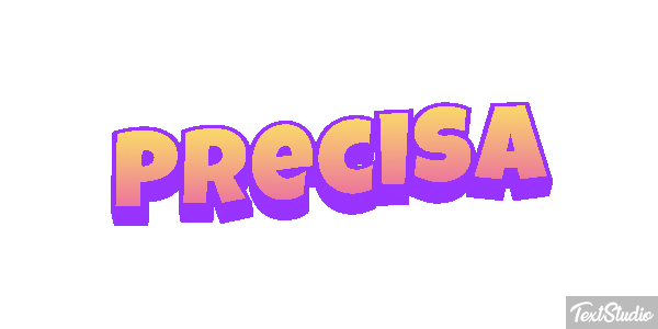 Precisa Efeito do texto