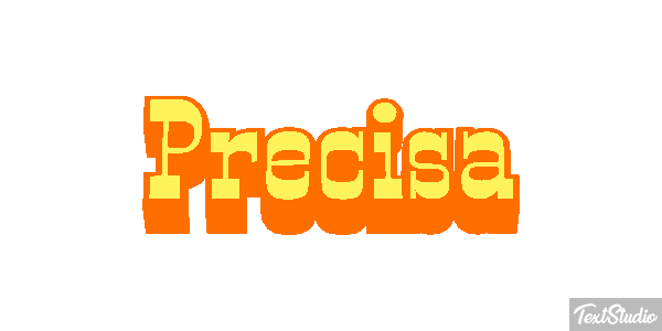 Precisa Efeito do texto