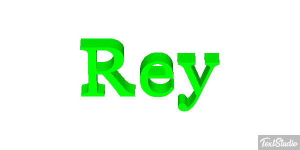 Rey Effetto testo