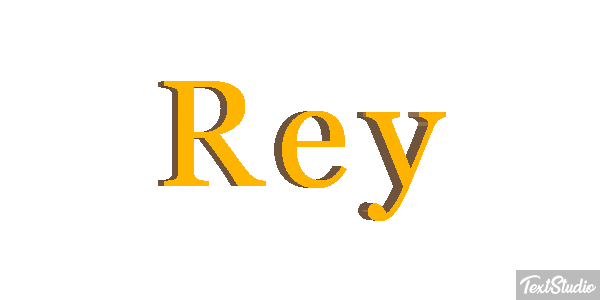 Rey Effetto testo