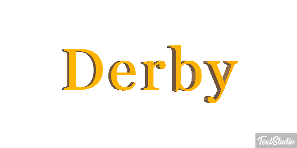 Derby Texteffekt
