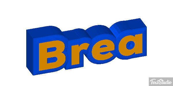 Brea Efecto de texto