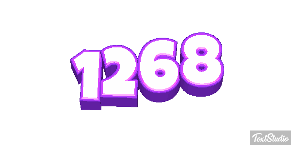 1268 Text effect