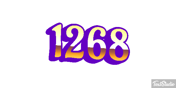 1268 Text effect