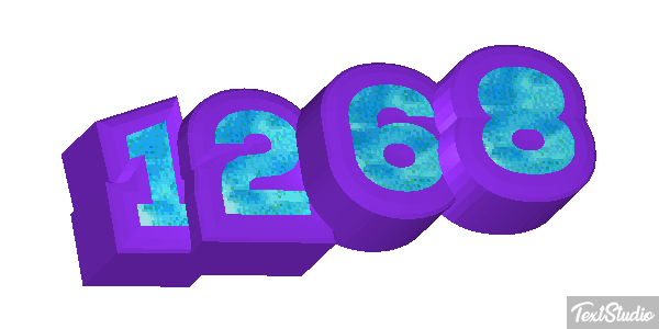 1268 Text effect