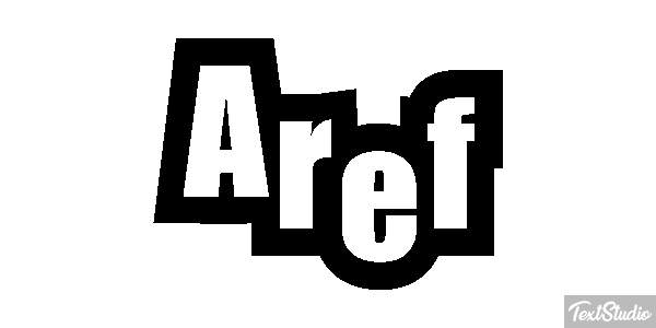 Aref Text effect