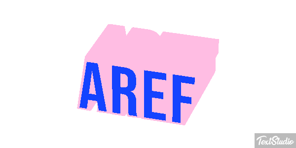 Aref Text effect