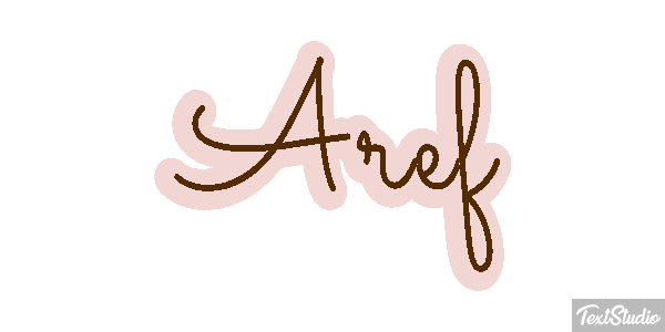 Aref Text effect