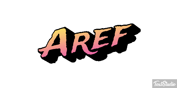 Aref Text effect