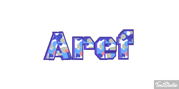Aref Text effect