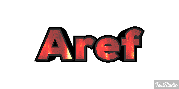 Aref Text effect