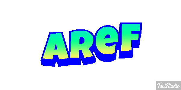Aref Text effect
