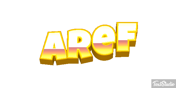 Aref Text effect