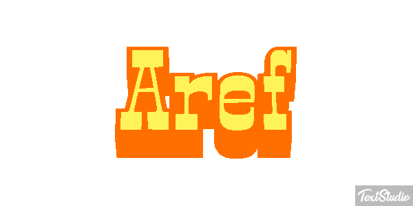 Aref Text effect