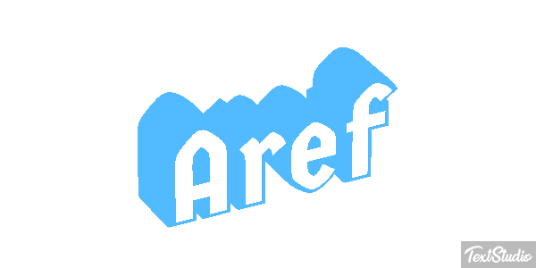 Aref Text effect