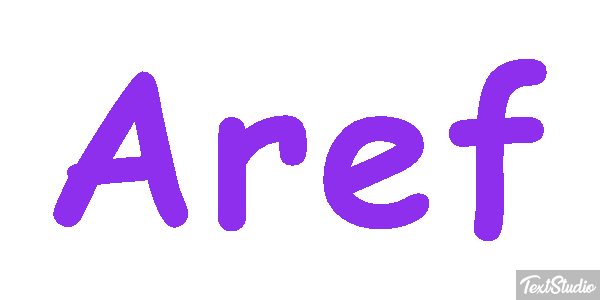 Aref Text effect