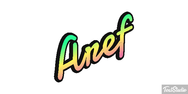 Aref Text effect