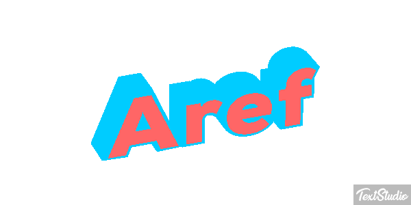 Aref Text effect