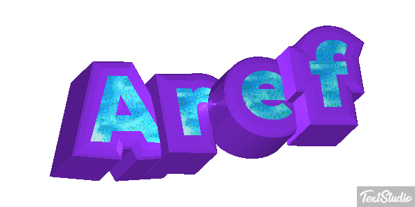 Aref Text effect
