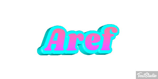 Aref Text effect