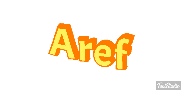 Aref Text effect