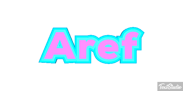Aref Text effect