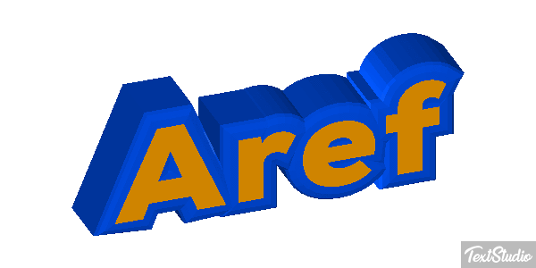 Aref Text effect