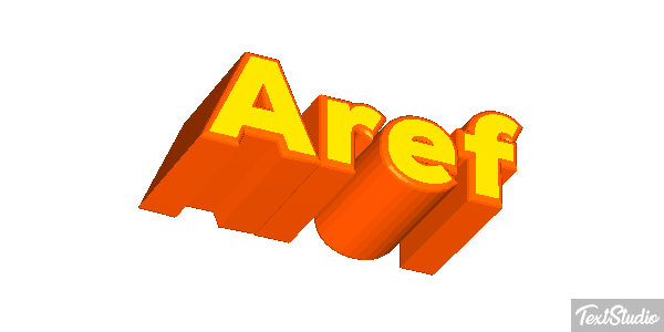 Aref Text effect