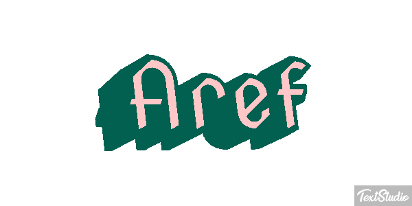 Aref Text effect