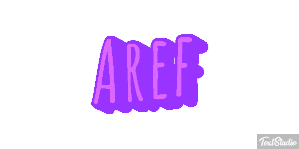 Aref Text effect